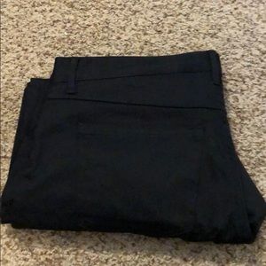 Black slacks- cut like denim.